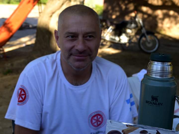 José Antonio Boggiano durante un operativo de ENASHU